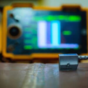 Plate Welding inspection by Ultrasonic Testing. Selective of probe. Plate Welding inspection by Ultrasonic Testing. Selective of probe.